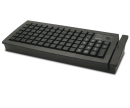POS-клавиатура Posiflex KB-6600 Программируемая клавиатура KB-6600 имеет 84 клавиши, 5 слоев программируемых клавиш, выбор каждого из которых осуществляется 6-позиционным программируемым ключом и стандартный Num-пад