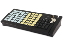 POS-клавиатура Posiflex KB-6800 KB-6800 — программируемая клавиатура для применения в системах с использование ПК, программируется без TSR под DOS, WEPOS, Win XP Pro, Linux, POSReady. Имеет 70 клавиш (макс.) и 6 из них контролируются ключом